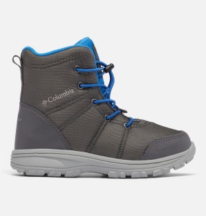 Grey Columbia Fairbanks Omni Heat Kids' Boots | 93176GIXM