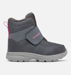 Grey Columbia Fairbanks Omni Heat Kids' Boots | 25048VWKS