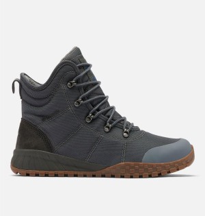 Grey Columbia Fairbanks Omni Heat Men's Boots | 58729RVAU