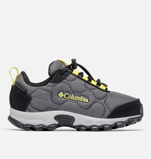 Grey Columbia Firecamp Sledder 3 Waterproof Kids' Sneakers | 26847NUZJ