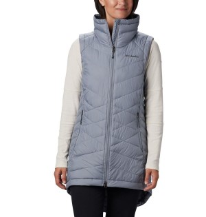 Grey Columbia Heavenly Long Women's Vest | 25643SBLO