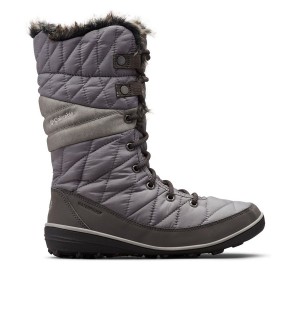 Grey Columbia Heavenly Omni Heat Waterproof Women's Boots | 71489YHID