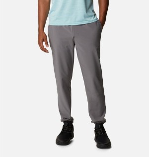 Grey Columbia Hike Joggers Men's Pants | 60573BVYZ