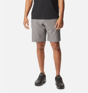 Grey Columbia Iron Mountain Trail Men's Shorts | 18425LPNR