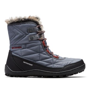 Grey Columbia Minx Shorty III Women's Boots | 09841RCGJ