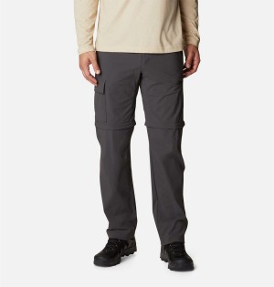 Grey Columbia Newton Ridge II Convertible Men's Pants | 76148NOXC