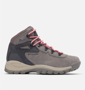 Grey Columbia Newton Ridge Plus Waterproof Amped Boot Women's Hiking Shoes | 10346EXKV