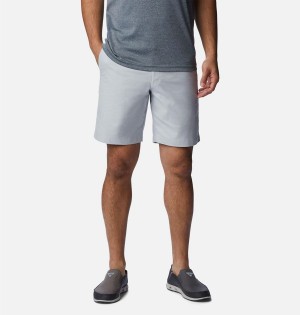 Grey Columbia PFG Bonefish Men's Shorts | 38017JMSO