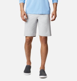 Grey Columbia PFG Slack Tide Men's Shorts | 09364GXZD