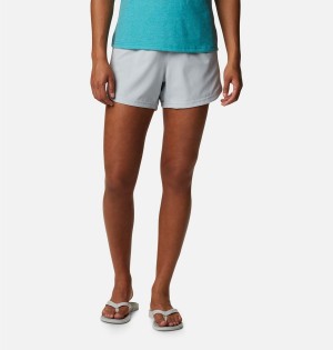 Grey Columbia PFG Tamiami Pull-On Women's Shorts | 53290HVPU