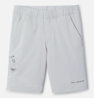 Grey Columbia PFG Terminal Tackle Kids' Shorts | 12589DEQG