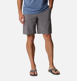 Grey Columbia PFG Terminal Tackle Men's Shorts | 91758WNEB