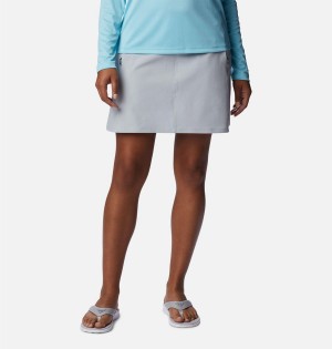 Grey Columbia PFG Tidal Women's Skirts | 72069BGWQ