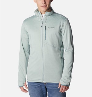 Grey Columbia Park View Full Zip Men's Fleece Jacket | 04718ELCT