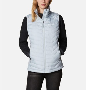 Grey Columbia Powder Lite Women's Vest | 76029BASU