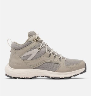 Grey Columbia Re-Peak Mid Women's Hiking Shoes | 52819HTVK