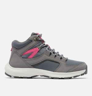 Grey Columbia Re-Peak Mid Women's Hiking Shoes | 60351XNOM