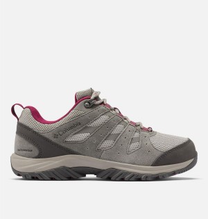 Grey Columbia Redmond III Low Waterproof Women's Hiking Shoes | 89560NOZR