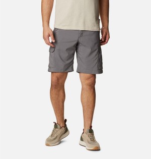 Grey Columbia Silver Ridge Utility Cargo Men's Shorts | 97124IGPV