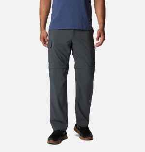 Grey Columbia Silver Ridge Utility Convertible Men's Pants | 04157ROQF