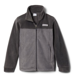 Grey Columbia Steens Mountain II Fleece Kids' Jacket | 58901LPEY