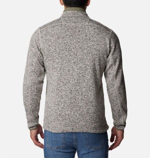 Grey Columbia Sweater Weather Full Zip Men's Fleece Jacket | 80942KOHI