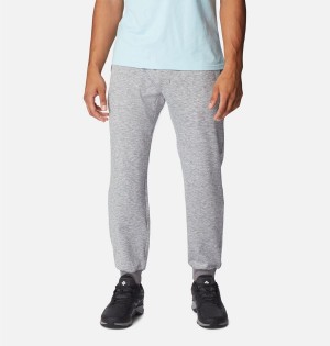 Grey Columbia Tech Trail Knit Joggers Men's Pants | 15439EJGA