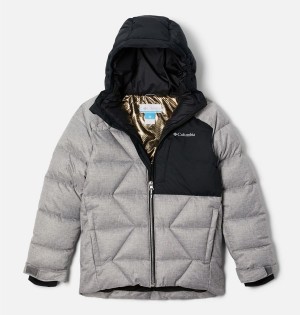 Grey Columbia Winter Powder II Quilted Kids' Jacket | 89673EBGU