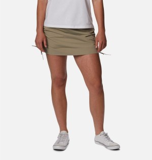 Khaki Columbia Anytime Casual Women's Skirts | 64730KZPB