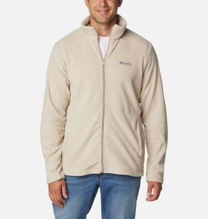 Khaki Columbia Castle Dale Full Zip Men's Fleece Jacket | 23864IMVY