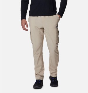 Khaki Columbia Deschutes Valley Men's Pants | 04159SHXP