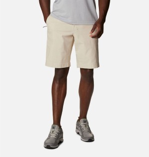 Khaki Columbia Flex ROC Men's Shorts | 45397NMCJ