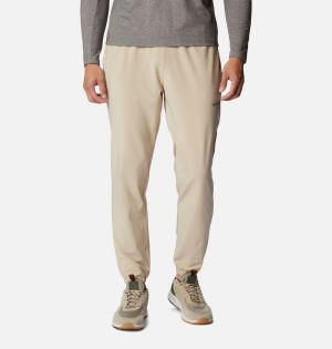 Khaki Columbia Hike Joggers Men's Pants | 94210XBHR