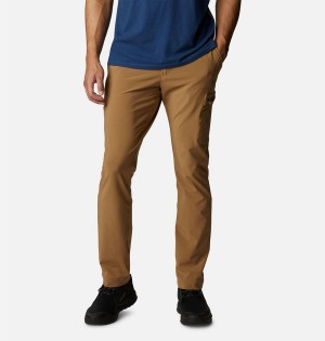 Khaki Columbia Narrows Pointe Men's Pants | 01734WISV