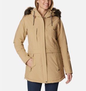 Khaki Columbia Payton Pass Insulated Women's Coats | 05641PEZI