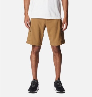 Khaki Columbia Silver Ridge Utility Cargo Men's Shorts | 63095GMXE