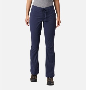 Navy Columbia Anytime Outdoor Boot Cut Women's Pants | 89452DIWV