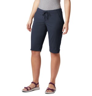 Navy Columbia Anytime Outdoor Long Women's Shorts | 28965PULX