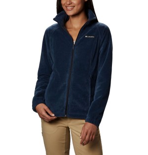 Navy Columbia Benton Springs Full Zip Women's Fleece Jacket | 63890DLKX