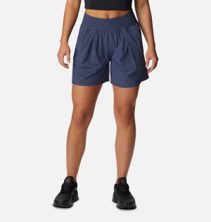 Navy Columbia Boundless Beauty Women's Shorts | 61920HPAV