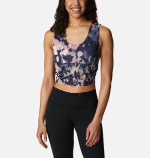 Navy Columbia Boundless Trek Women's Tank Top | 83497BXNE