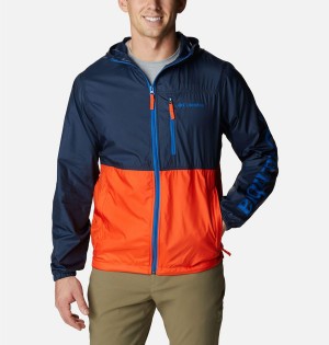 Navy Columbia Carbon Hill Packable Men's Windbreaker | 90264UVGL