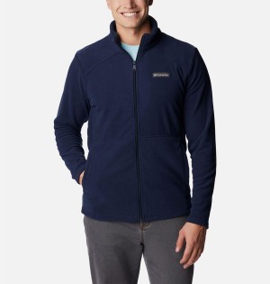 Navy Columbia Castle Dale Full Zip Men's Fleece Jacket | 93528DTPK