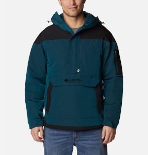 Navy Columbia Challenger Remastered Pullover Insulated Men's Puffer Jacket | 40376MRNU