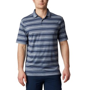 Navy Columbia Chatter Golf Men's Polo Shirt | 18043FDYE