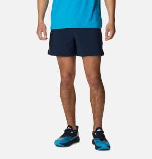 Navy Columbia Endless Trail 2-in-1 Men's Shorts | 57320DHPK