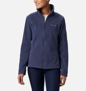 Navy Columbia Fast Trek II Women's Fleece Jacket | 71532CETS