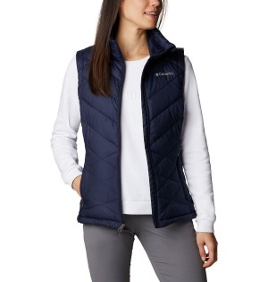 Navy Columbia Heavenly Women's Vest | 73250RPZD