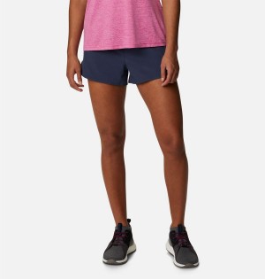 Navy Columbia Hike Women's Shorts | 26945RXCW