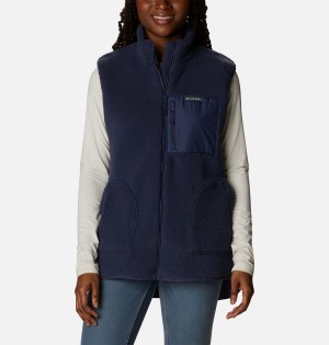 Navy Columbia Holly Hideaway Women's Vest | 27843LXQK